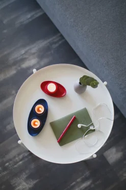 Bougeoir simple rouge Aye Aye! - Emko