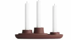 Bougeoir triple Bordeaux Aye Aye! - Emko