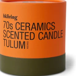 Bougie parfumée en céramique 12,5cm Tulum - HKLIVING