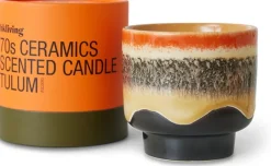 Bougie parfumée en céramique 12,5cm Tulum - HKLIVING