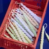10 bougies blanc mini Swirl - HAY