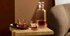 Bouteille à whisky en cristal sans plomb 1 L Paris - Nude Glass