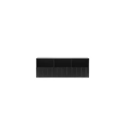 Buffet bas en chêne noir 120x38x44cm Hybrid - Normann Copenhagen