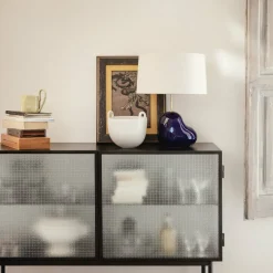 Buffet en acier noir 110 x 90 x 40 cm Haze - Ferm Living