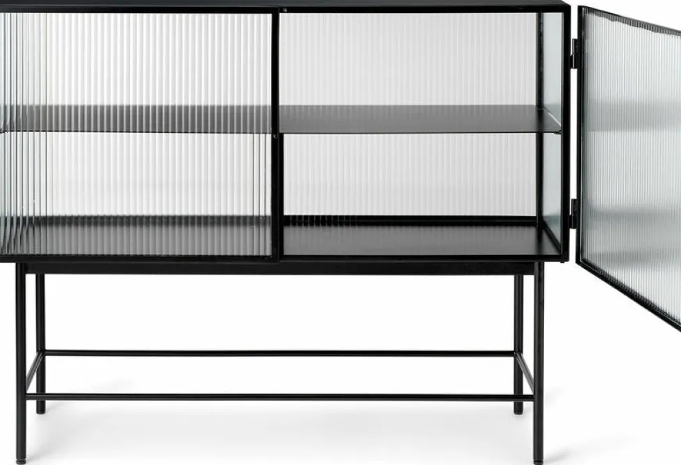Buffet en acier noir 110 x 90 x 40 cm Haze - Ferm Living