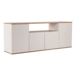 Buffet en bois cachemire et beige 180x44,5x75cm Arista - Home Design