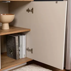 Buffet en bois cachemire et beige 180x44,5x75cm Arista - Home Design