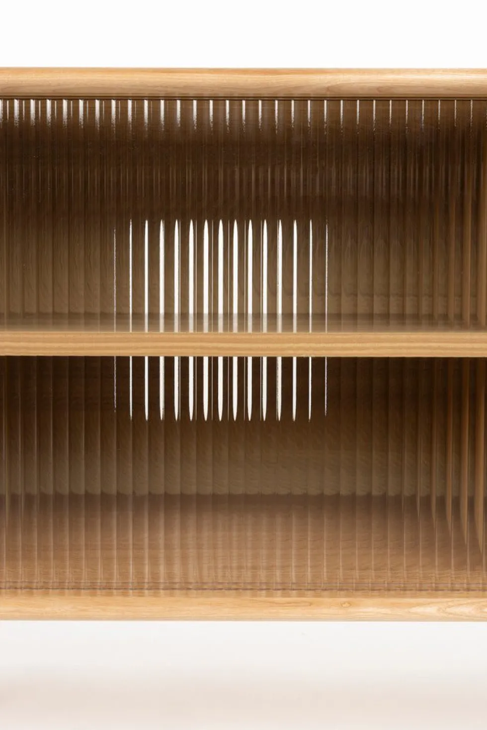Buffet en bois de chêne naturel 40x180x55cm Rise - Zuiver