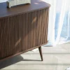 Buffet en bois de noyer 180x40x75cm Barbier - Zuiver