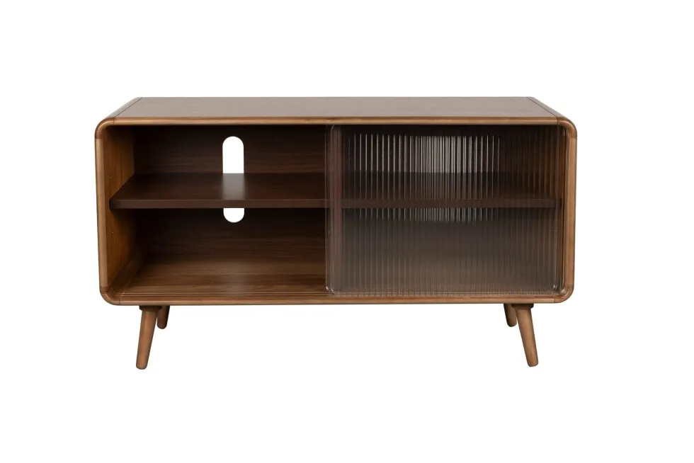 Buffet en bois de noyer 40x100x55cm Rise - Zuiver
