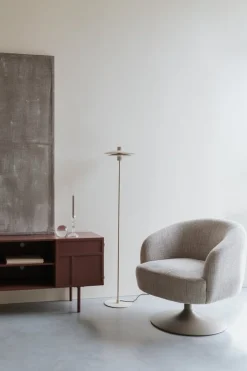 Buffet en bois et métal rouge 160x36x58cm Siena - The Cool Republic