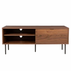 Buffet en bois marron et métal noir 120x40x50cm Orson - The Cool Republic