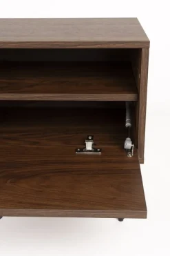 Buffet en bois marron et métal noir 120x40x50cm Orson - The Cool Republic