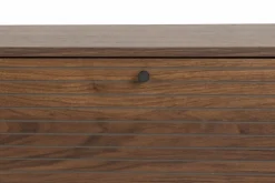Buffet en bois marron et métal noir 120x40x50cm Orson - The Cool Republic