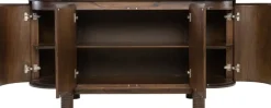 Buffet en bois mindy café torréfié 160x82cm Mezze - Versmissen