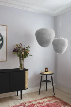 Buffet en chêne foncé noir 75 x 43 cm Treasures - UMAGE