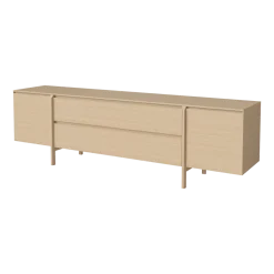 Buffet en chêne huilé blanchi 240cm Daia - Bolia