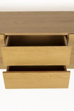 Buffet en chêne massif avec 2 portes et 2 tiroir 160x40x72cm Hight - Zuiver