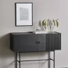Buffet en chêne noir 120 cm Array - Woud