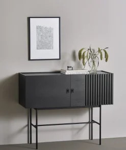 Buffet en chêne noir 120 cm Array - Woud