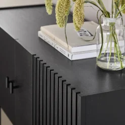 Buffet en chêne noir 120 cm Array - Woud