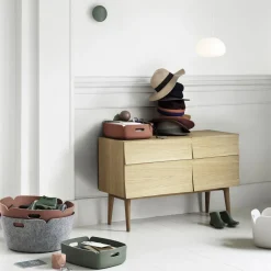 Buffet en chêne noir 105 cm Reflect - Muuto