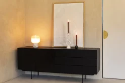 Buffet en chêne noir 180cm Travis - Zuiver