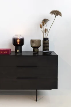 Buffet en chêne noir 180cm Travis - Zuiver