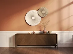 Buffet en chêne teinté 185 x 45 x 65 cm Marius - Hartô