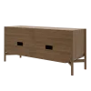 Buffet en chêne teinté 155 x 45 x 65 cm Marius - Hartô