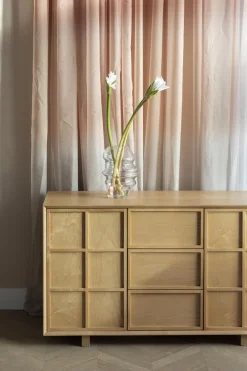 Buffet en placage en chêne 120x45x70cm Raster hight - Zuiver