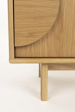 Buffet 3 portes en chêne naturel 120cm Groove - Zuiver