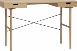 Bureau avec 2 compartiments en chêne naturel - Hübsch