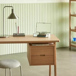 Bureau avec 2 tiroirs en chêne clair - Hübsch