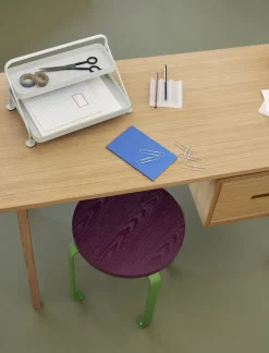Bureau avec 2 tiroirs en chêne clair - Hübsch