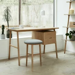 Bureau avec 2 tiroirs en chêne clair - Hübsch