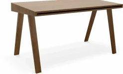 Bureau en bois foncé lituanien 140 cm 4.9 Drawers - Emko
