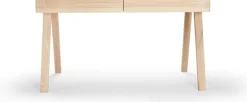 Bureau en bois lituanien 140 cm 4.9 Drawers - Emko