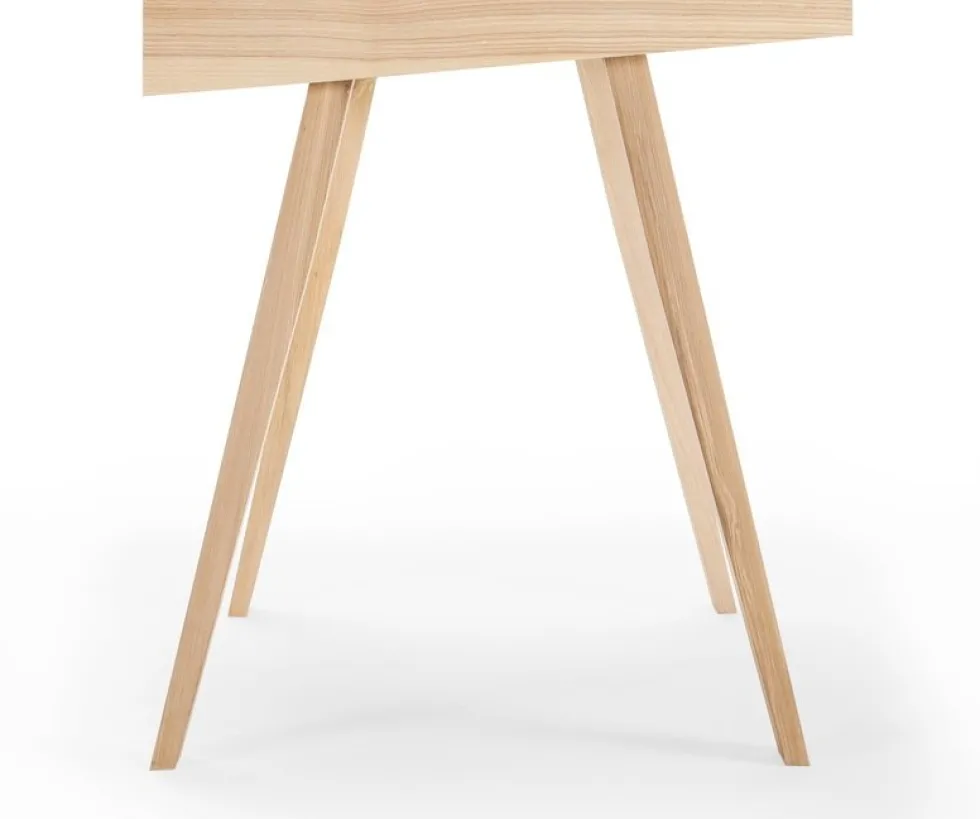 Bureau en bois lituanien 80 cm 4.9 Drawers - Emko