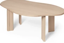 Bureau en hêtre huilé blanc 90x73,9cm Tarn - Ferm Living