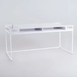 Bureau en métal blanc 140cm K1 - Custom form