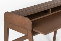 Bureau en noyer 110x61x85cm Barbier - Zuiver