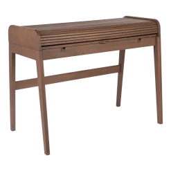 Bureau en noyer 110x61x85cm Barbier - Zuiver