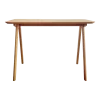 Bureau minimaliste rectangulaire en frêne foncé 120 x 60 cm S60 - 366 Concept