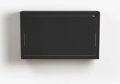 Bureau mural en bouleau teinté noir 100x60x20cm Fläpps Box - Ambivalenz