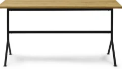 Bureau noir en bois de chêne 150 x 75 cm Kip - Normann Copenhagen