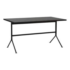 Bureau noir en bois de pin foncé 150 x 75 cm Kip - Normann Copenhagen