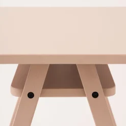 Bureau pour enfant en bois de hêtre coloré rose blush 40x70x50cm Growing Green - Nobodinoz