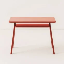 Bureau pour enfant en bois de hêtre coloré rouge 40x70x50cm Growing Green - Nobodinoz