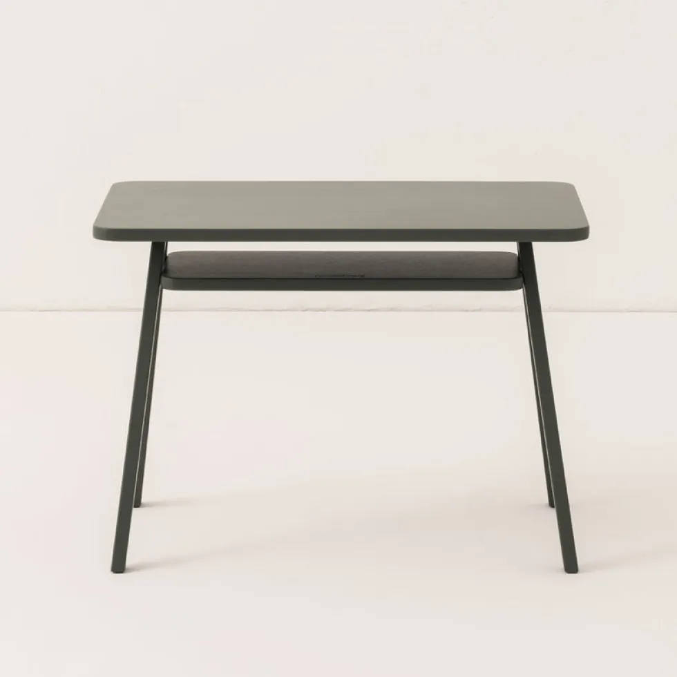 Bureau pour enfant en bois de hêtre coloré vert profond 40x70x50cm Growing Green - Nobodinoz